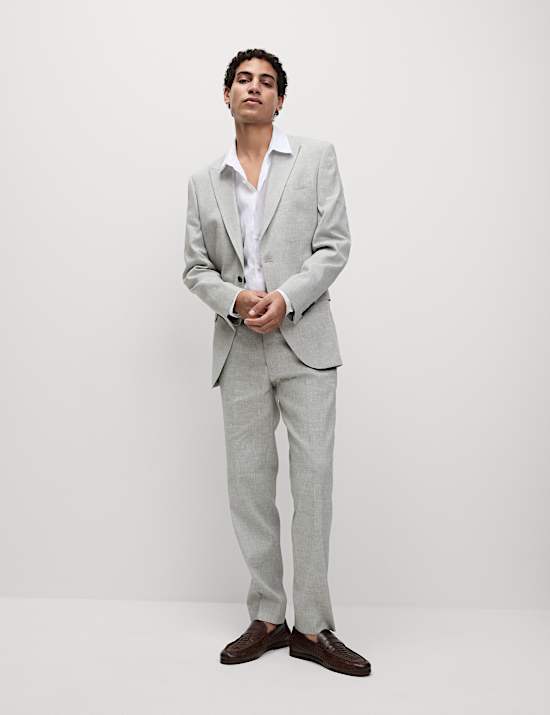 Tailored Fit Italian Performance Linen Suit