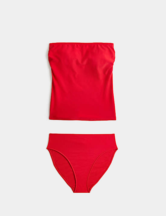 Bandeau Tankini Set