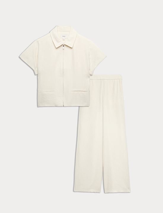 TEXTURED Jacket & Trouser Set