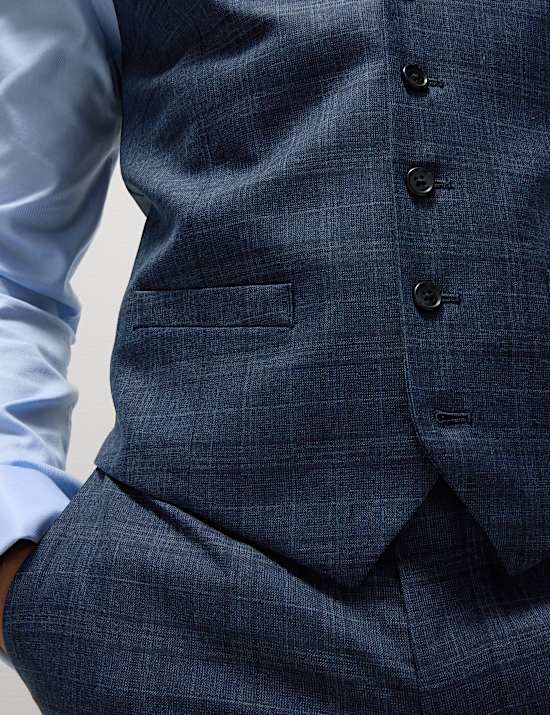Slim Fit Grindle Check Suit