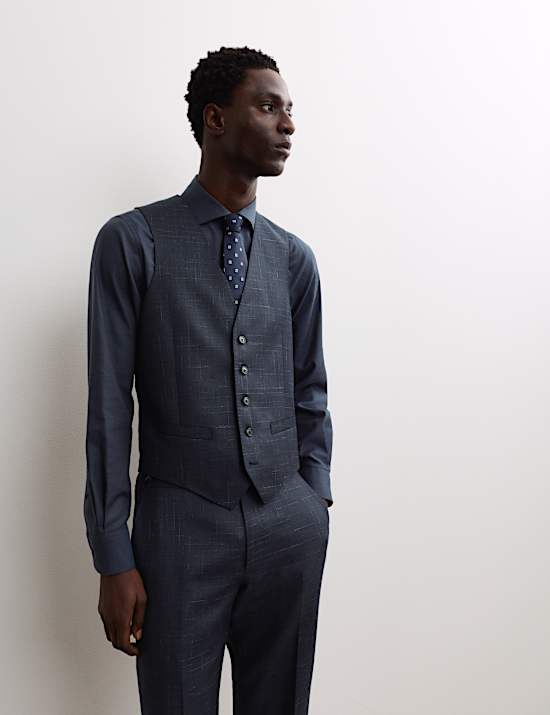 Tailored Fit Wool Rich Suit