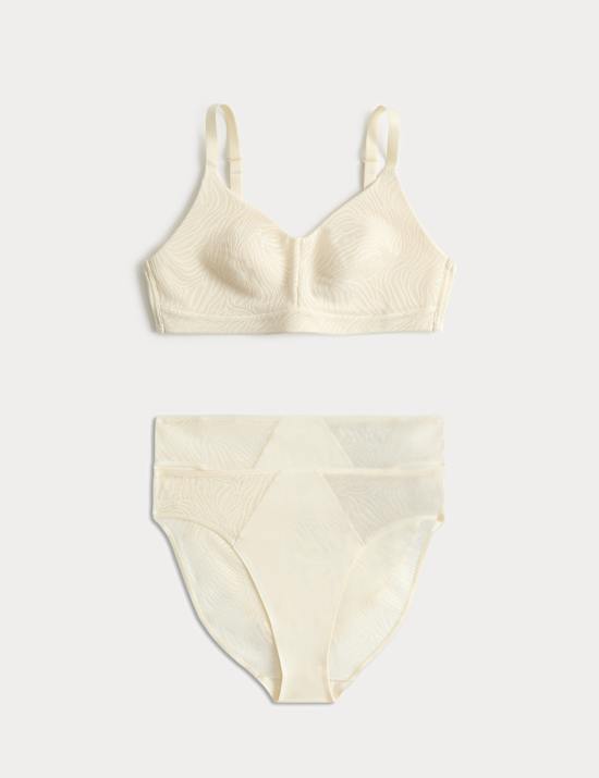 Body Lace Non Wired Total Support Bra Set F+