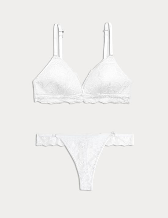 Soutien-gorge plongeant Savannah sans armature en dentelle, bonnets A &agrave; E