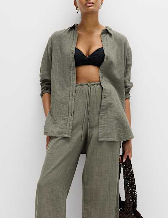 Beach Shirt & Trousers Set