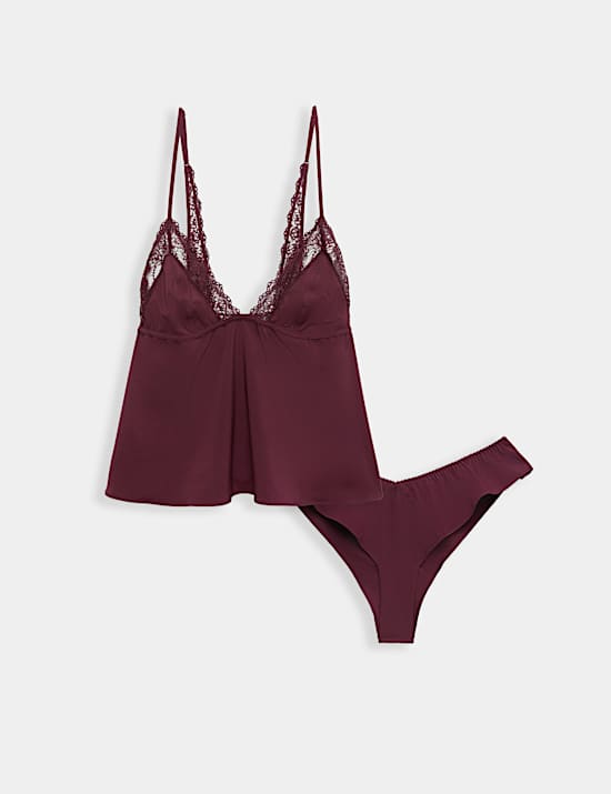 Clara Papertouch Lace Cami Set