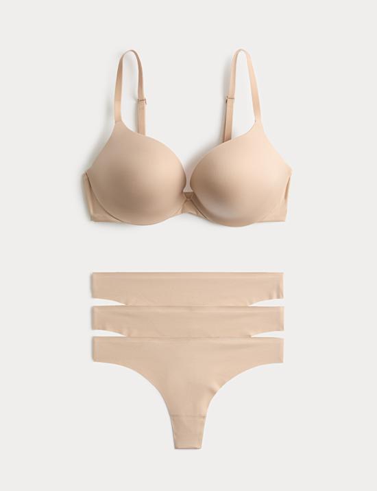 Body Invisibles&trade; Double Boost Push Up Bra Set A-D