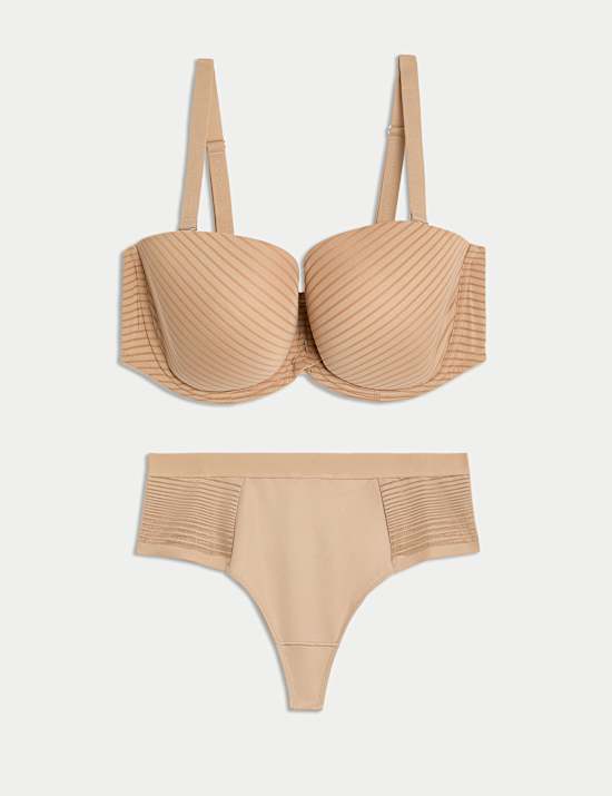 Soutien-gorge sans bretelles Body Define™ à armatures, bonnets F+