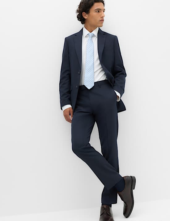 2 Piece Tailored Fit Textured Suit