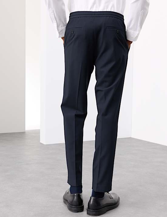 Tailored Fit Wool Blend Performance Suit