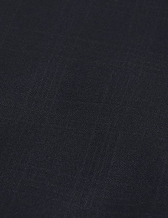 Tailored Fit Pure Wool Check Suit