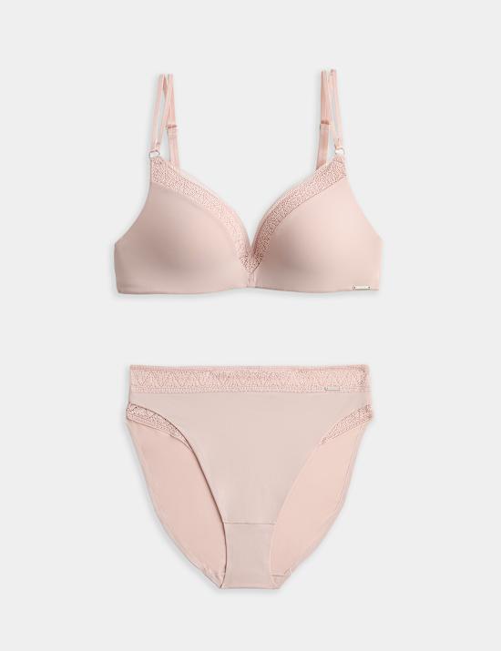 Boston Non Wired Plunge Bra Set A-E