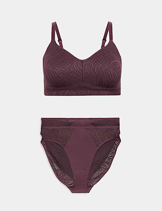 Body Lace Non Wired Total Support Bra Set B-H