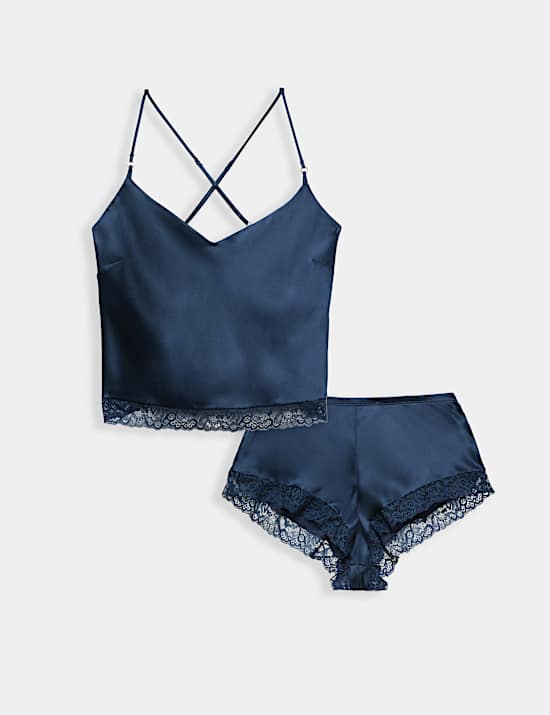 Silk & Lace Cami Set