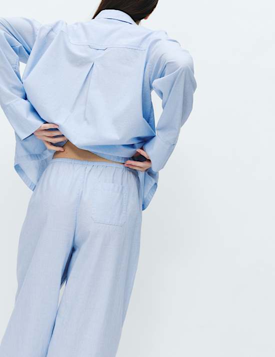 Pure Cotton Chambray Lounge Pyjama Set