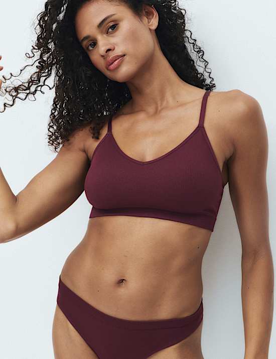 3pk Seamless Non Wired Bralettes Sets