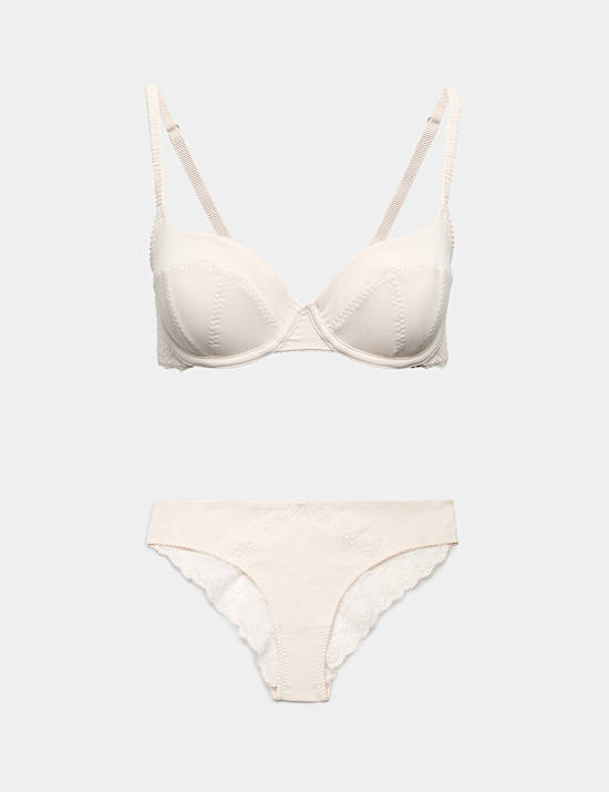 Clara Papertouch Wired Scoop Demi Bra Set A-E