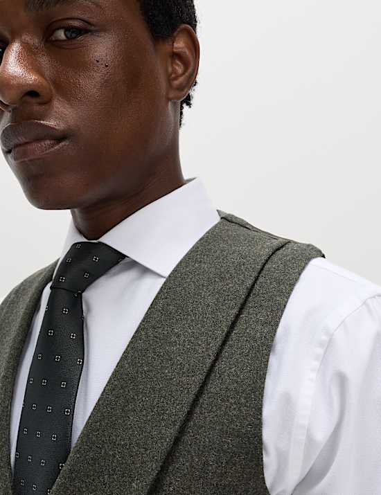 Setelan Sarat Wol Tweed dengan Ukuran yang Disesuaikan