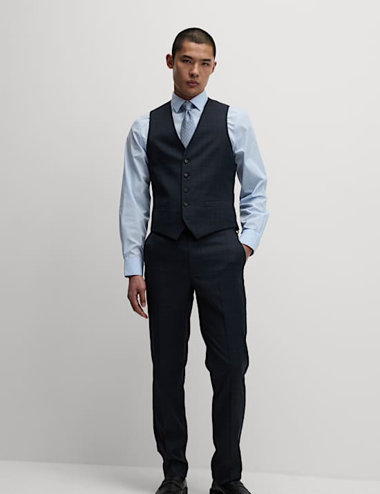 Slim Fit Shadow Check Suit