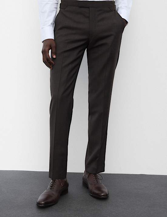 2 Piece Tailored Fit Wool Blend Suit
