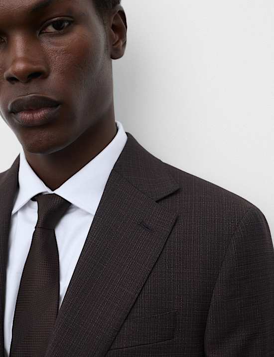 2 Piece Tailored Fit Wool Blend Suit