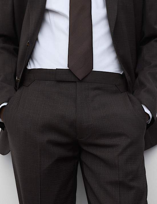 2 Piece Tailored Fit Wool Blend Suit