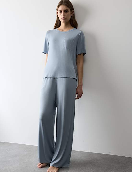 Pocket Detail Pyjama Set