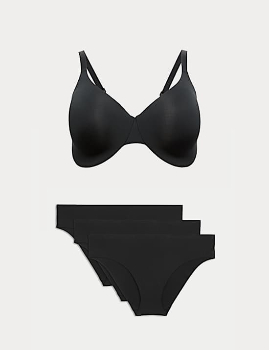 Set Bra Minimiser Berkawat Body Invisibles Cup C-H