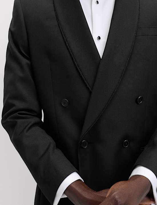 Tailored Fit Double Breasted Tuxedo Suit