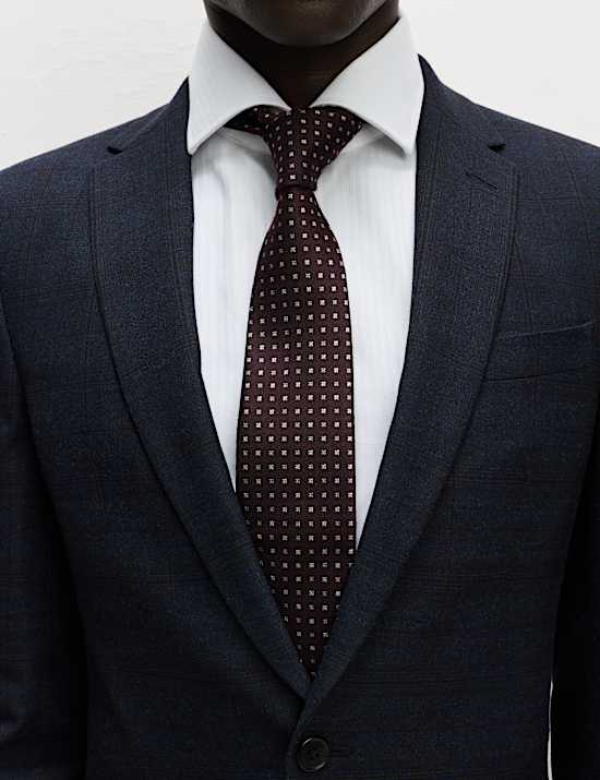 Skinny Fit Check Suit