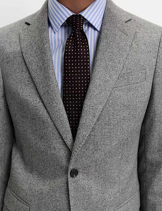 Tailored Fit Wool Rich Tweed Suit