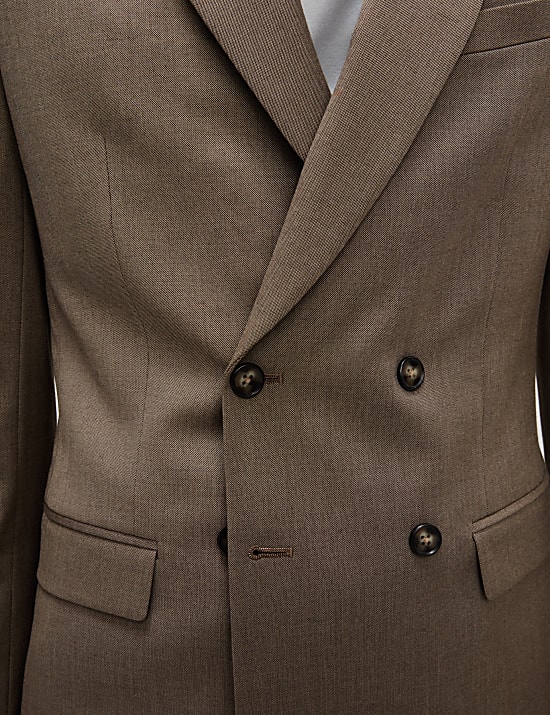 Slim Fit Double Breasted Suit