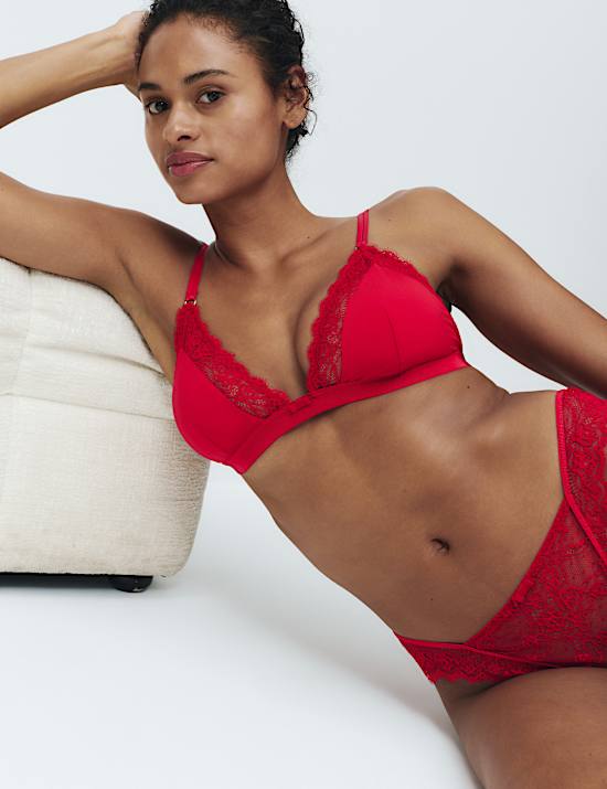 Ida Lace Non Wired Bralette Set A-E