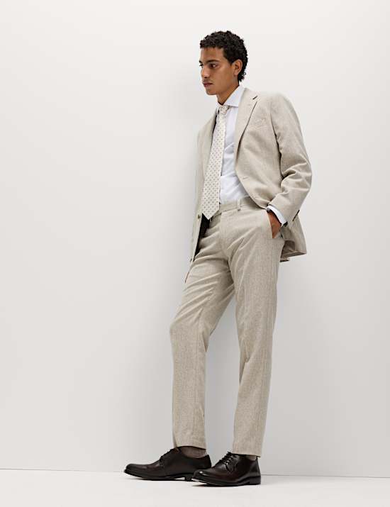 Setelan Sarat Wol Tweed dengan Ukuran yang Disesuaikan