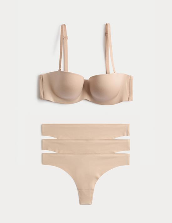 Body Invisibles&trade; Wired Strapless Bra Set A-E