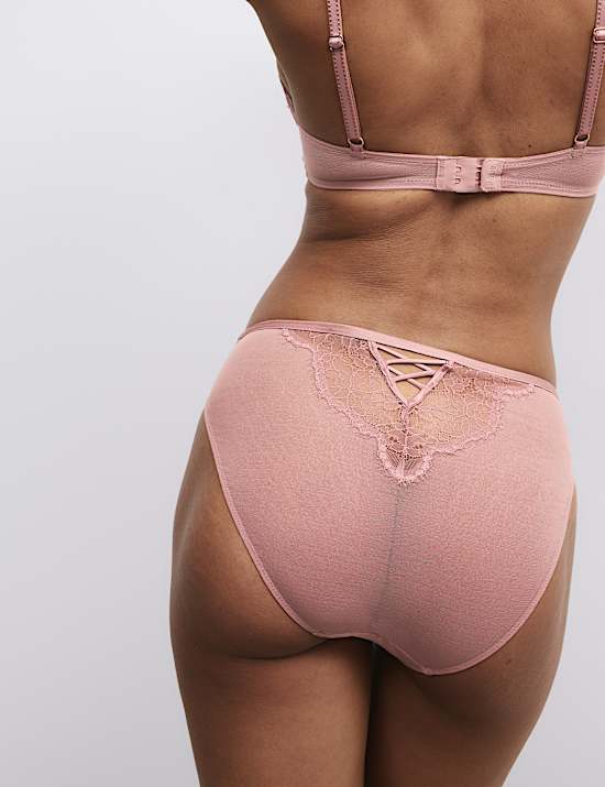 Forget Me Not Balconette-BH-Set mit Bügel und Spitze (A–E)