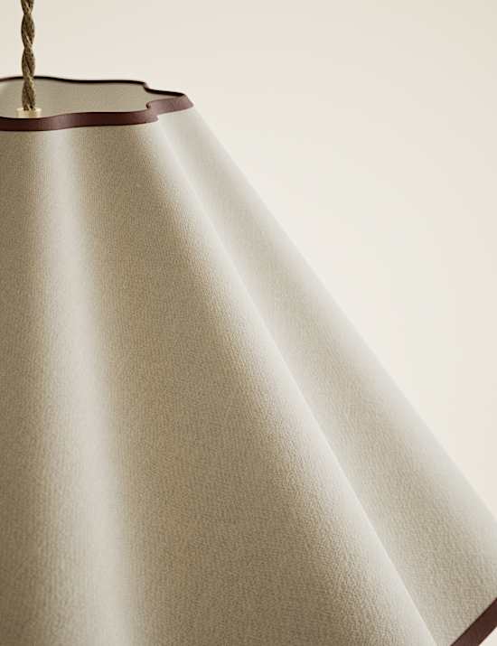 Fabric Wave Scallop Shade