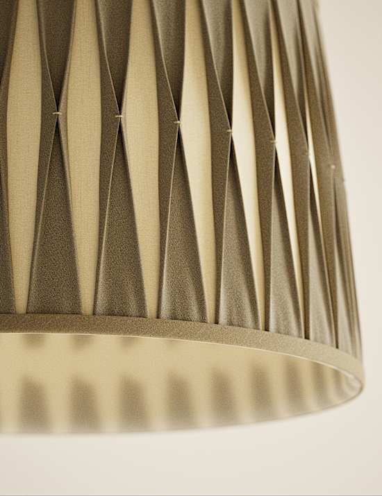 Fabric Pinch Pleat Shade