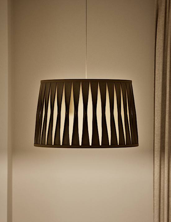 Fabric Pinch Pleat Shade