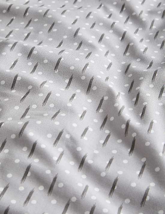 Cotton Blend Geometric Bedding Set