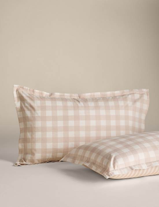 Pure Cotton Gingham Bedding Set