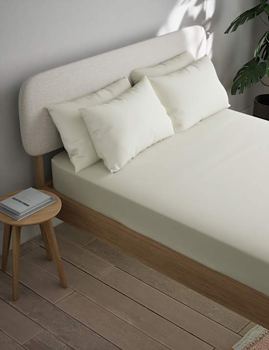 Easy Care Cotton Blend Fitted Sheet