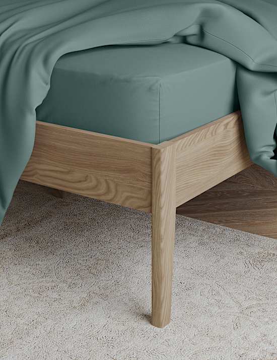 S&aacute;bana bajera extraprofunda de algod&oacute;n egipcio de 230 hilos