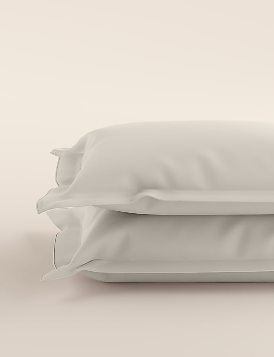 2 Pak Sarung Bantal Oxford Katun Mesir Kerapatan Serat 230