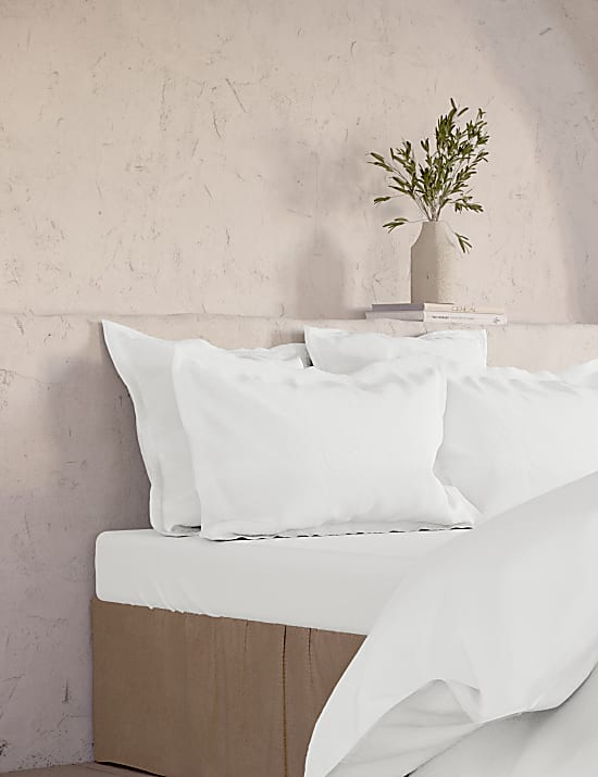 Washed Cotton Deep Fitted Sheet
