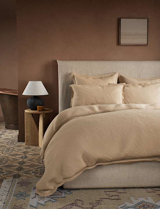 2pk Washed Cotton Square Pillowcases