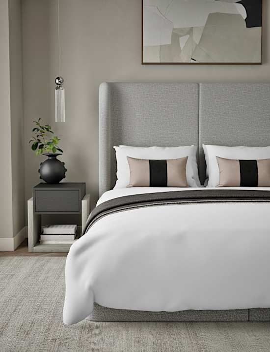 Set Perlengkapan Tidur Satin Katun Murni Kerapatan Serat 500