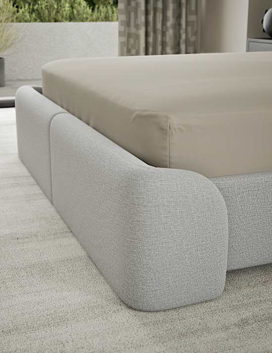 Drap-housse en coton 500TC satin&eacute; &agrave; bonnets profonds