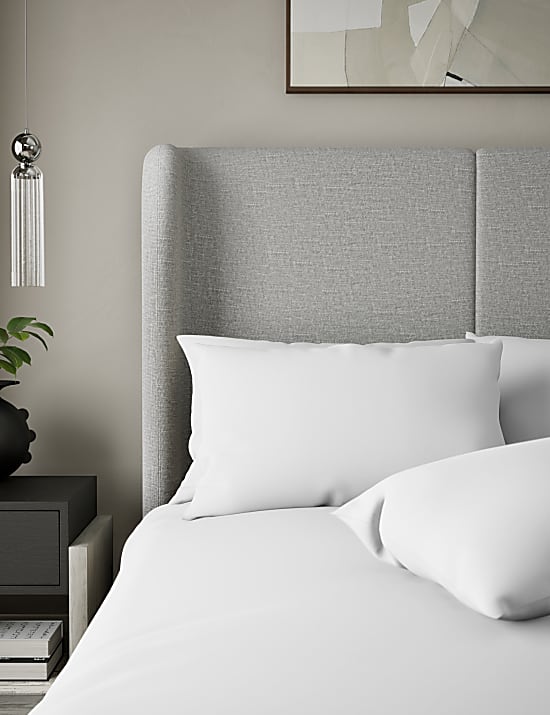 2 Pack 500 Thread Count Cotton Sateen Pillowcases