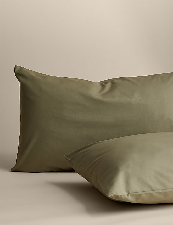 2pk Cotton Rich Pillowcases