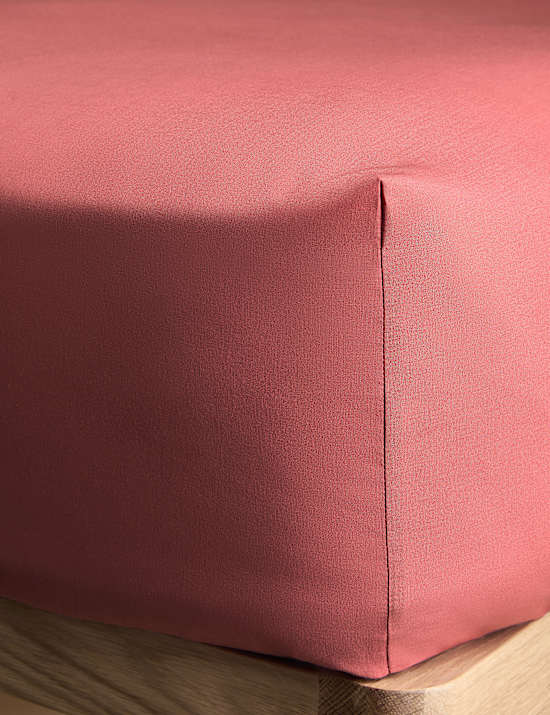 Drap-housse en coton &agrave; bonnets profonds